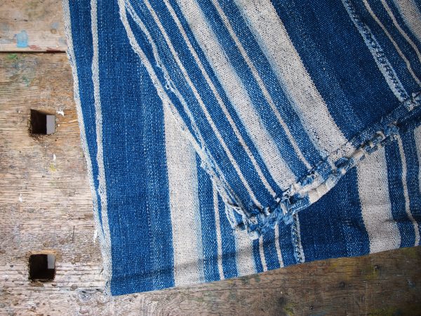 WEST AFRICAN INDIGO FABRIC #13 | 西アフリカのインディゴファブリック | 西非洲的蓼蓝染布