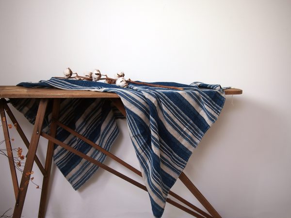 WEST AFRICAN INDIGO FABRIC #13 | 西アフリカのインディゴファブリック | 西非洲的蓼蓝染布