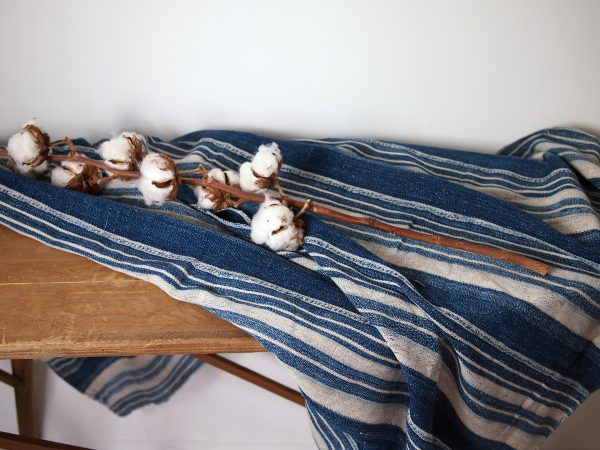 WEST AFRICAN INDIGO FABRIC #13 | 西アフリカのインディゴファブリック | 西非洲的蓼蓝染布