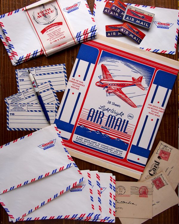 AIRMAIL便箋と封筒