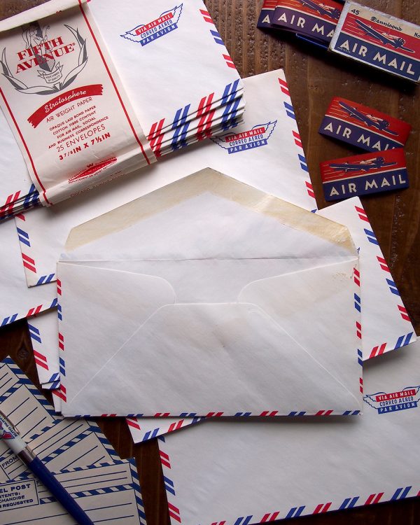 AIRMAIL便箋と封筒