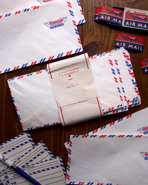 AIRMAIL便箋と封筒