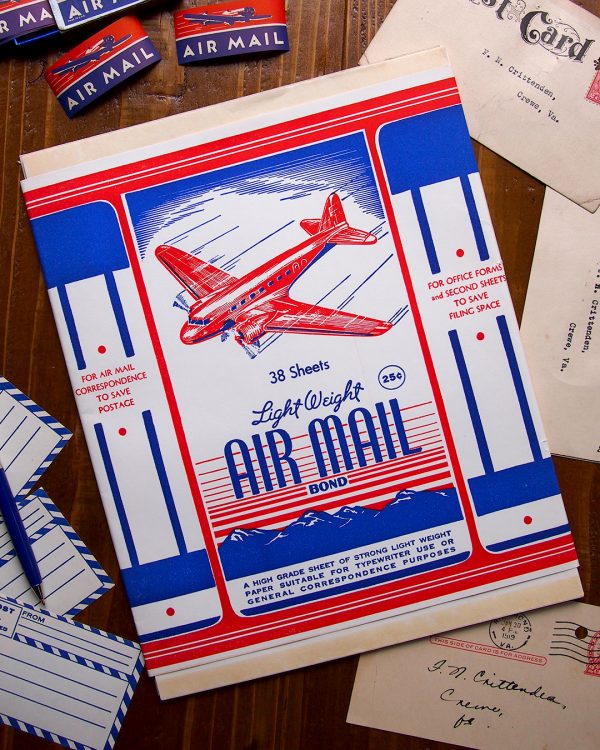 AIRMAIL便箋と封筒