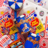 メリーゴーランドのブリキ缶