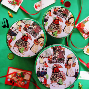 クリスマスのブリキ缶