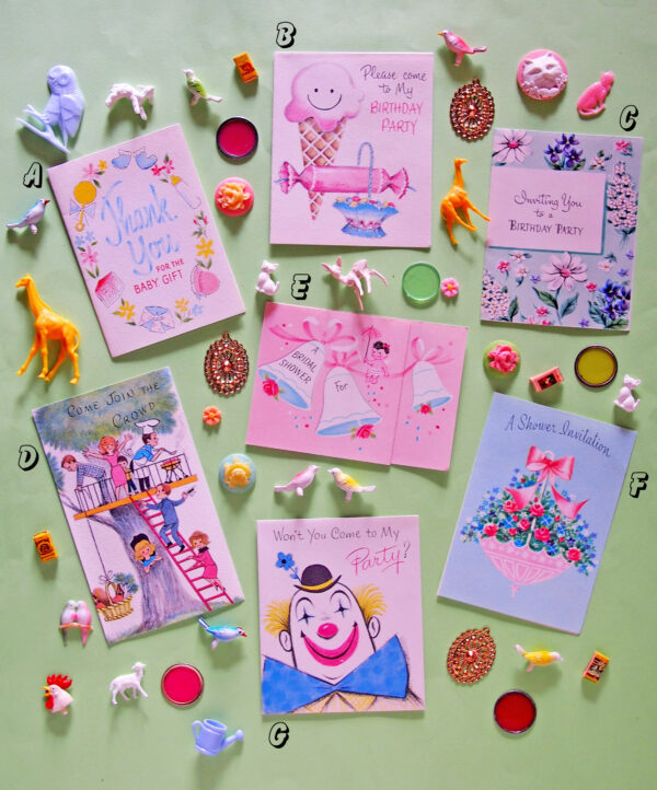 MINI MESSAGE CARDS -ALL 400YEN- #BABY #BIRTHDAY #FLOWER - THINGS 'N' THANKS