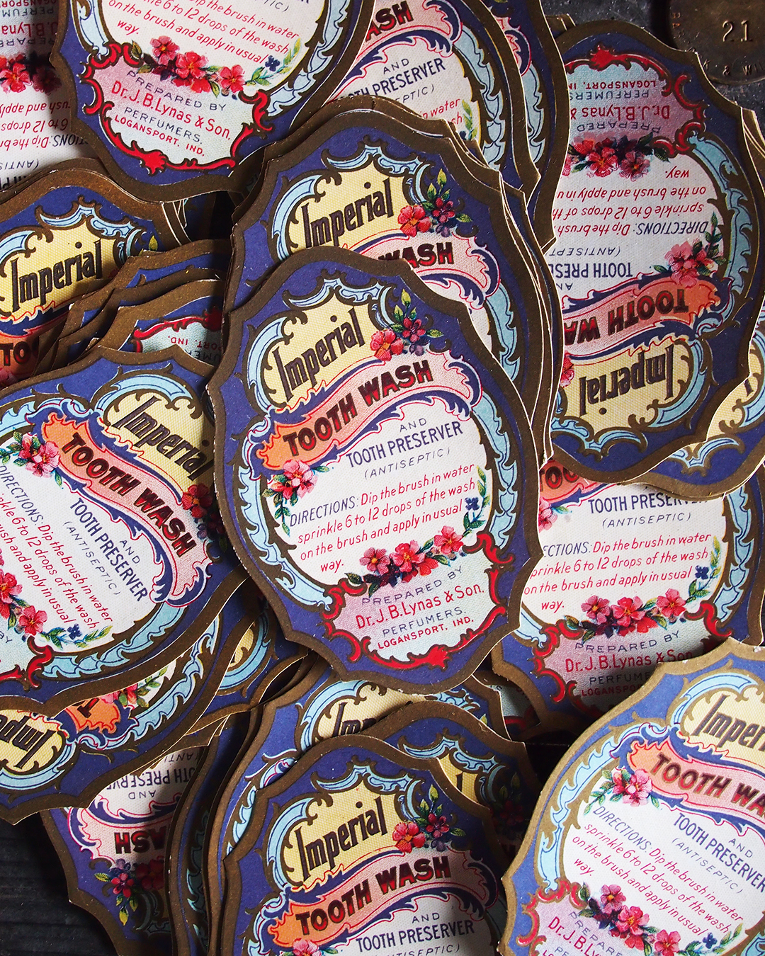 歯磨き粉ラベル