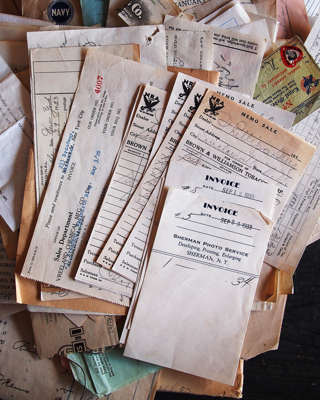 使用済紙ものセット