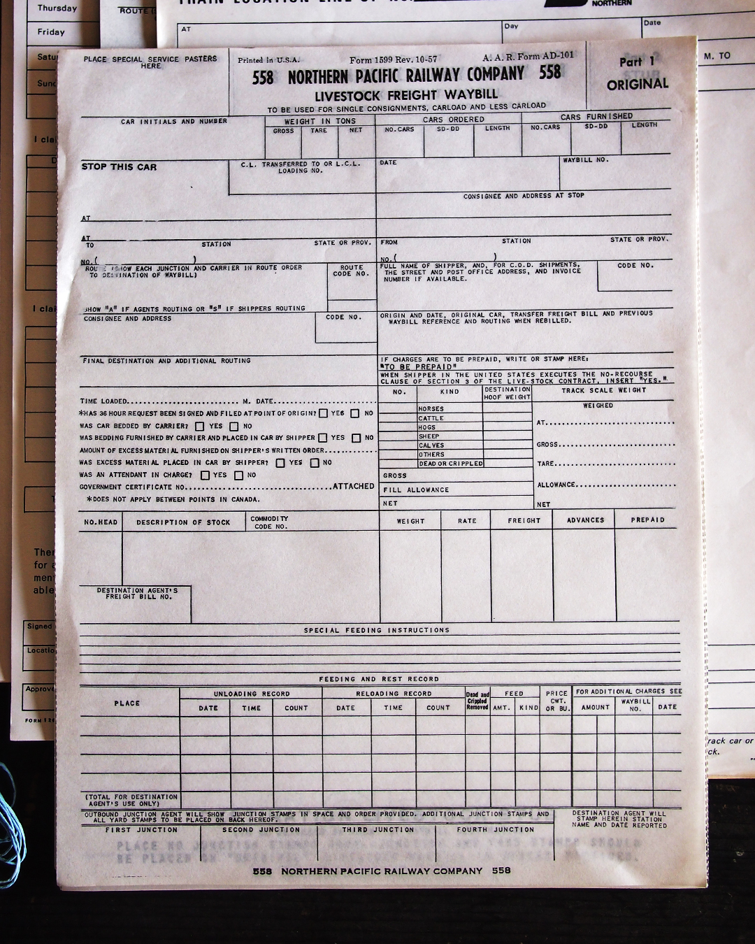 鉄道書類セット