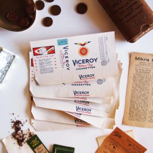 たばこのパッケージラベル