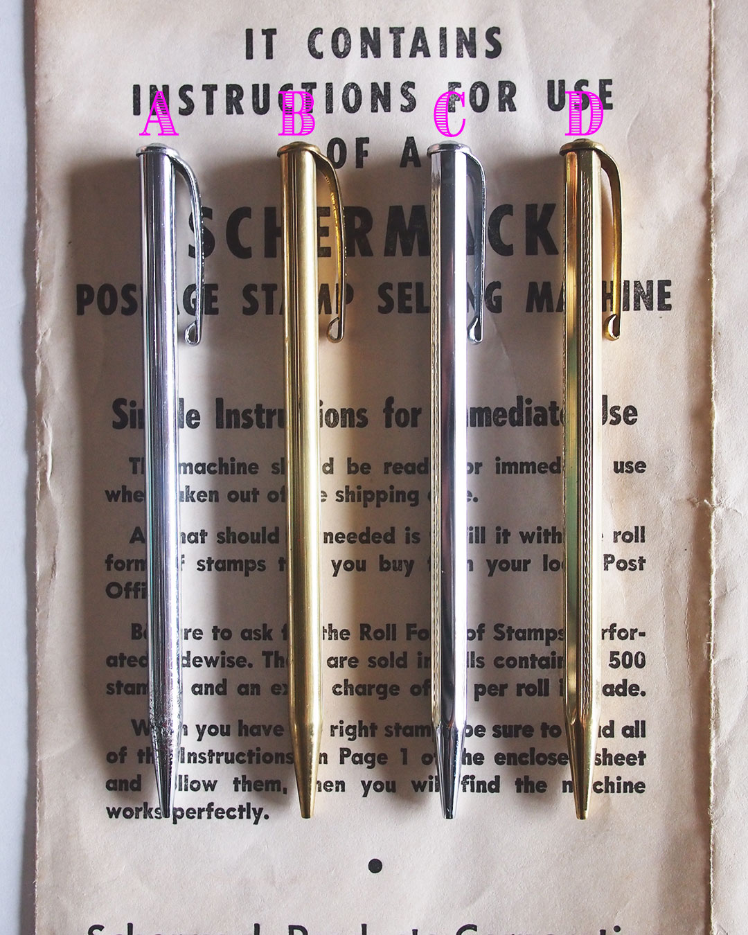 手帳用繰り出しペンシル