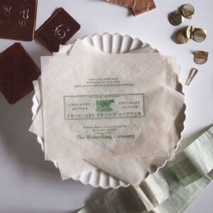 バターの包み紙