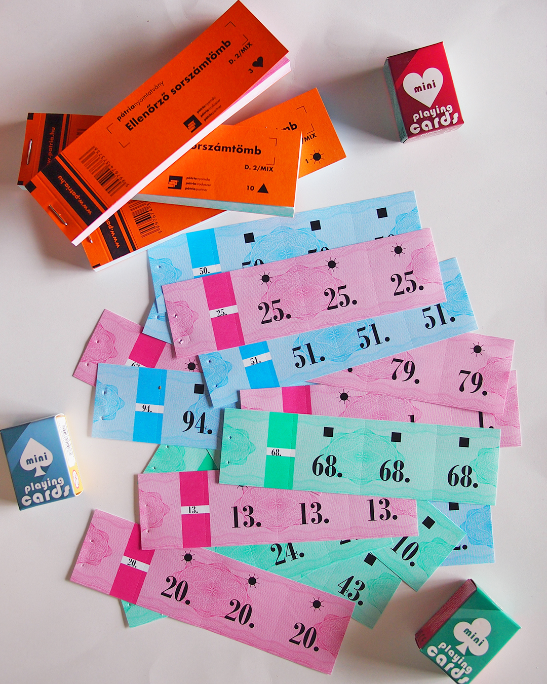 ハンガリーの番号チケット