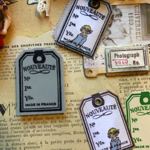 mic moc ラバースタンプFrenchribbonsampletag