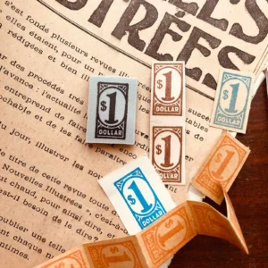 mic moc ラバースタンプdollarticket